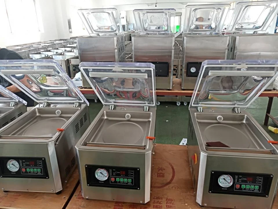 DZ-400/2F Table type single room dried sliced beef  vacuum packing and sealing machinery