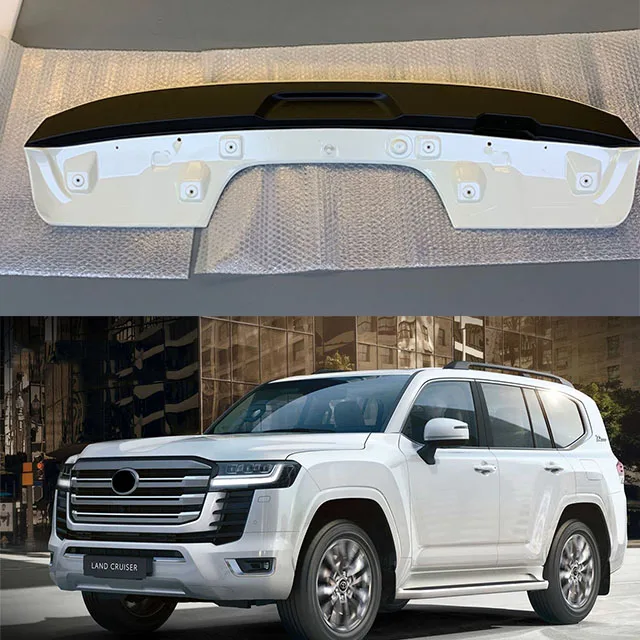 2022 Lu Xun Land Cruiser LC300 car modified tail spoiler fixed wind wing