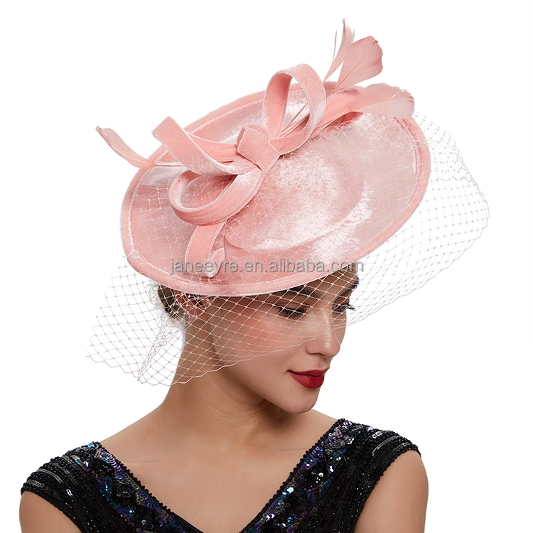 Hot Sale Beauty Velvet Fascinators Hat Derby Church Hats for Women