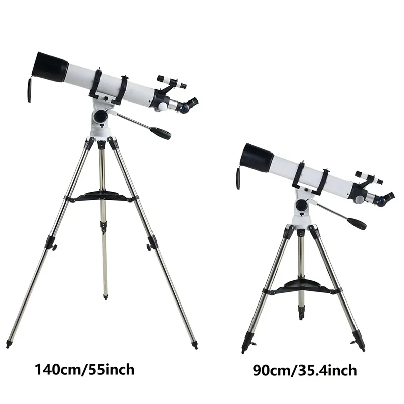 LUXUN Astronomical Telescope 90700 Portable Travel Telescope with Phone Adapter Powerful AZ-Mount Telescope with Tripod