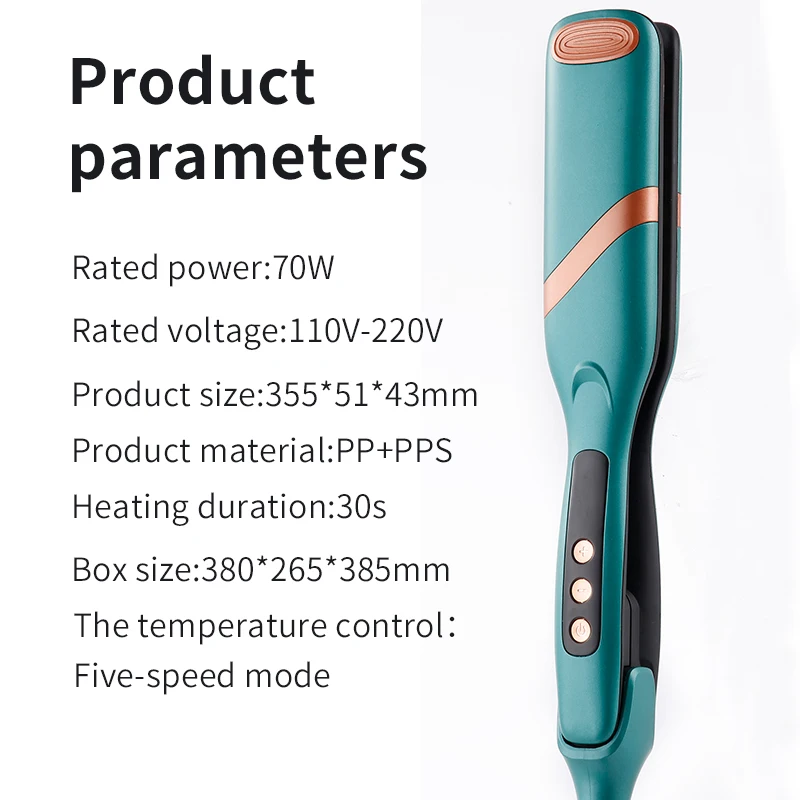 New design multifunctional curler Dual purpose electric splint straightening fluffy