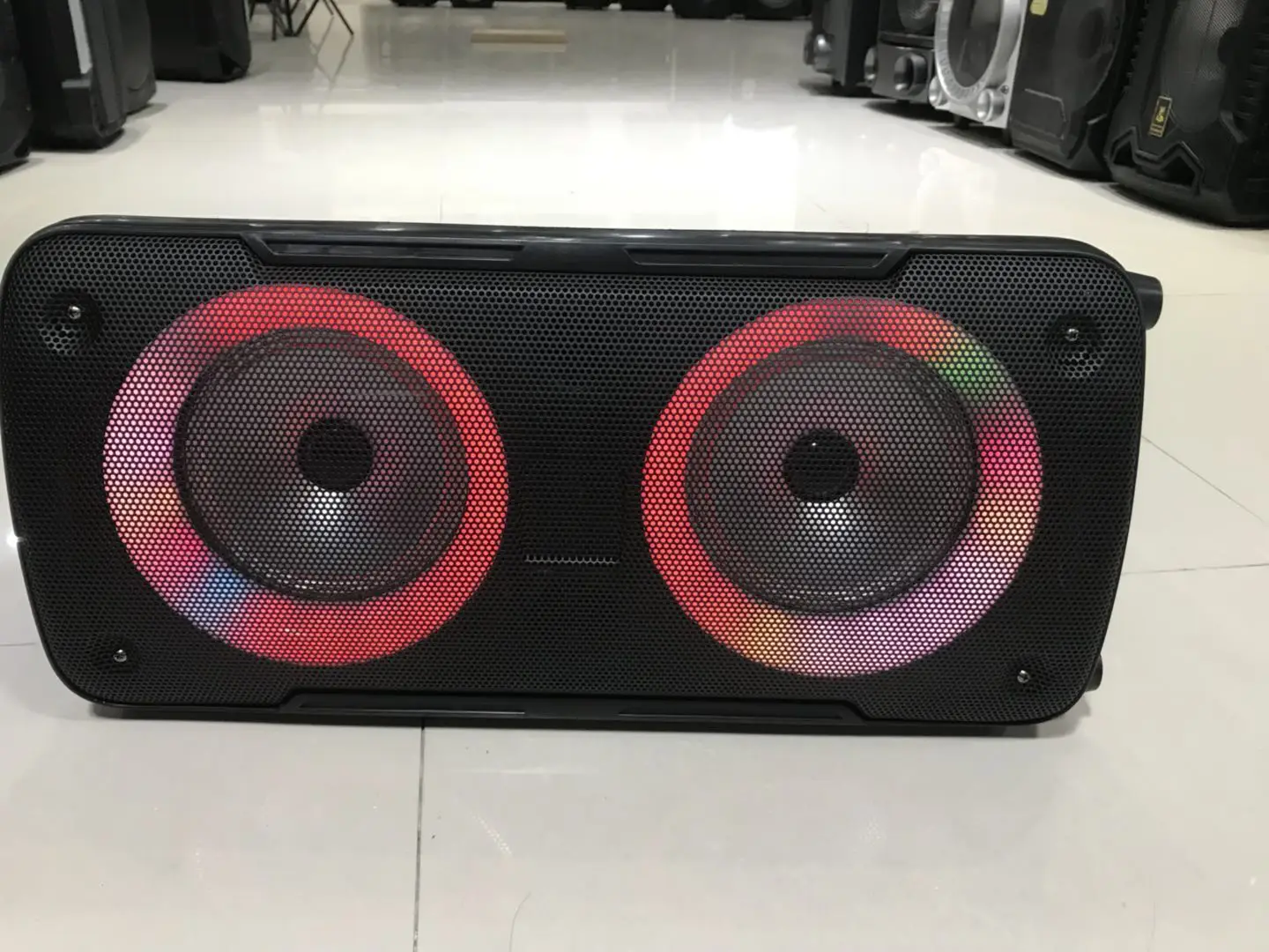 Double 6.5 inch professional pa floor studio monitor-speaker-stand speaker