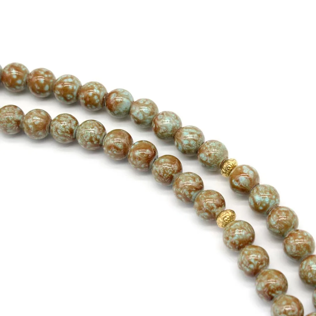 Muslim Prayer Beads Beads 33 10mm tassel colored flower beads handmade rosary bracelet Tasbih