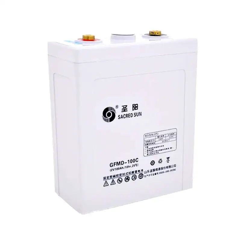 Sacred Sun Battery 2V GFMD-100C  AH Computer Room UPS EPS DC Screen Communication Energy Storage Endurance GFMD-100C