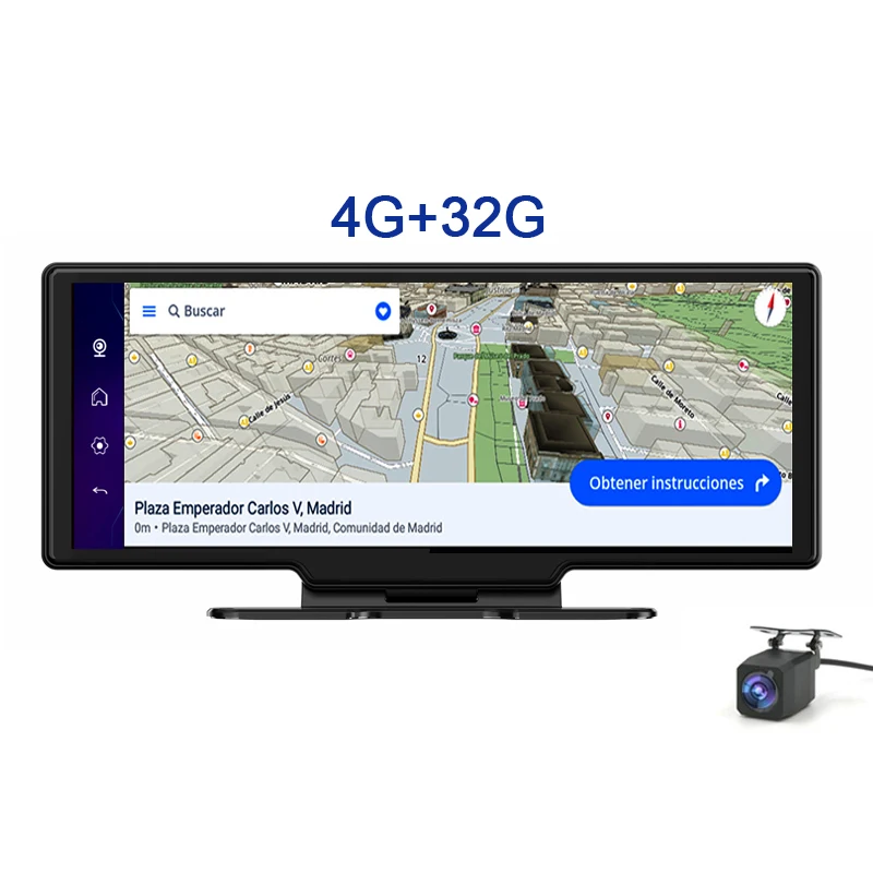 10.26 Inch 4G+32G Car Dash Cam Android 8.1 ADAS 4G WiFi GPS Navigation 24H Remote Monitor 1080P Video Recorder Dual camera