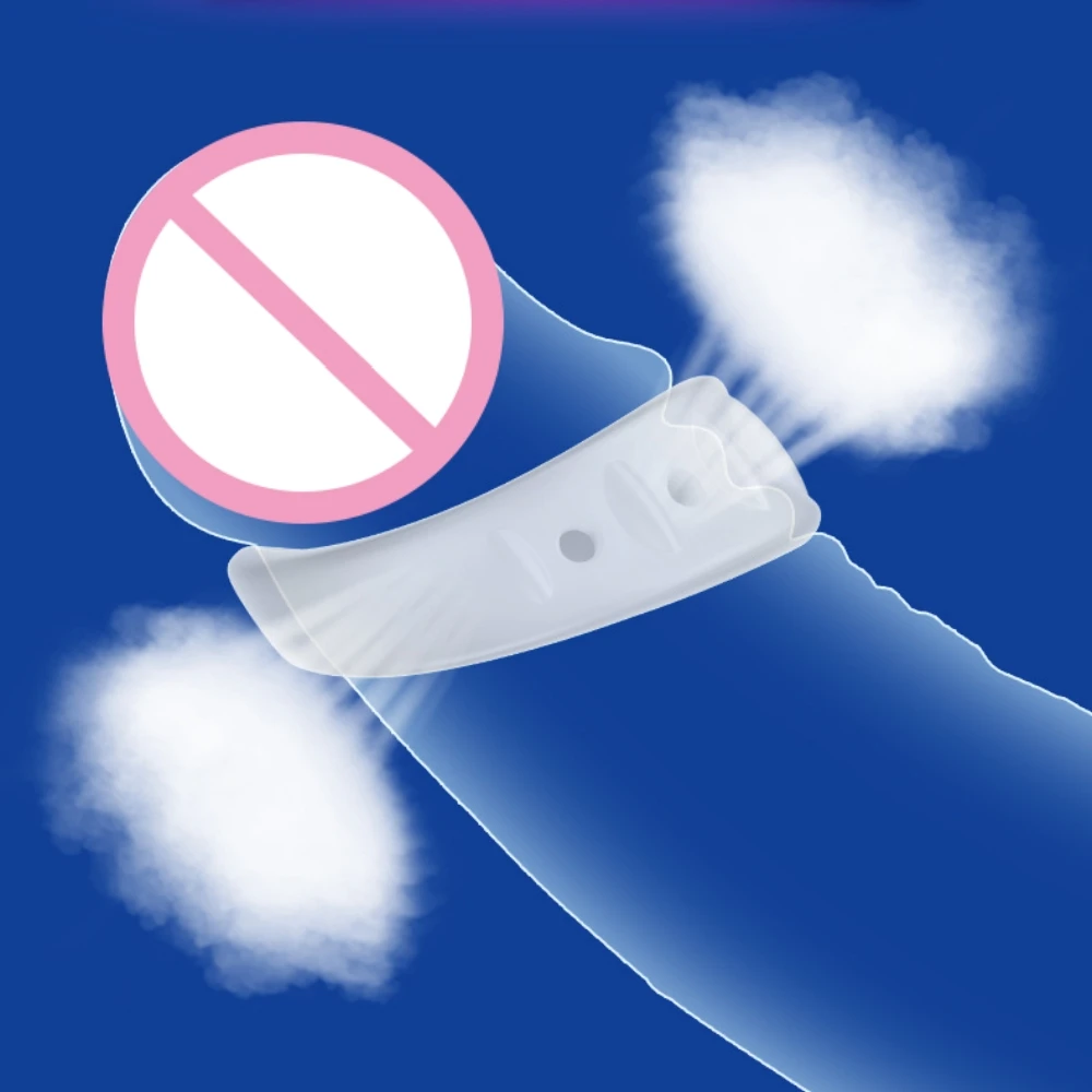 Reusable Male Circumcision Corrector Penis Ring Time Delay Longer Lasting Erection Thick Lock Cock Ring Adult Sex Toy for Men