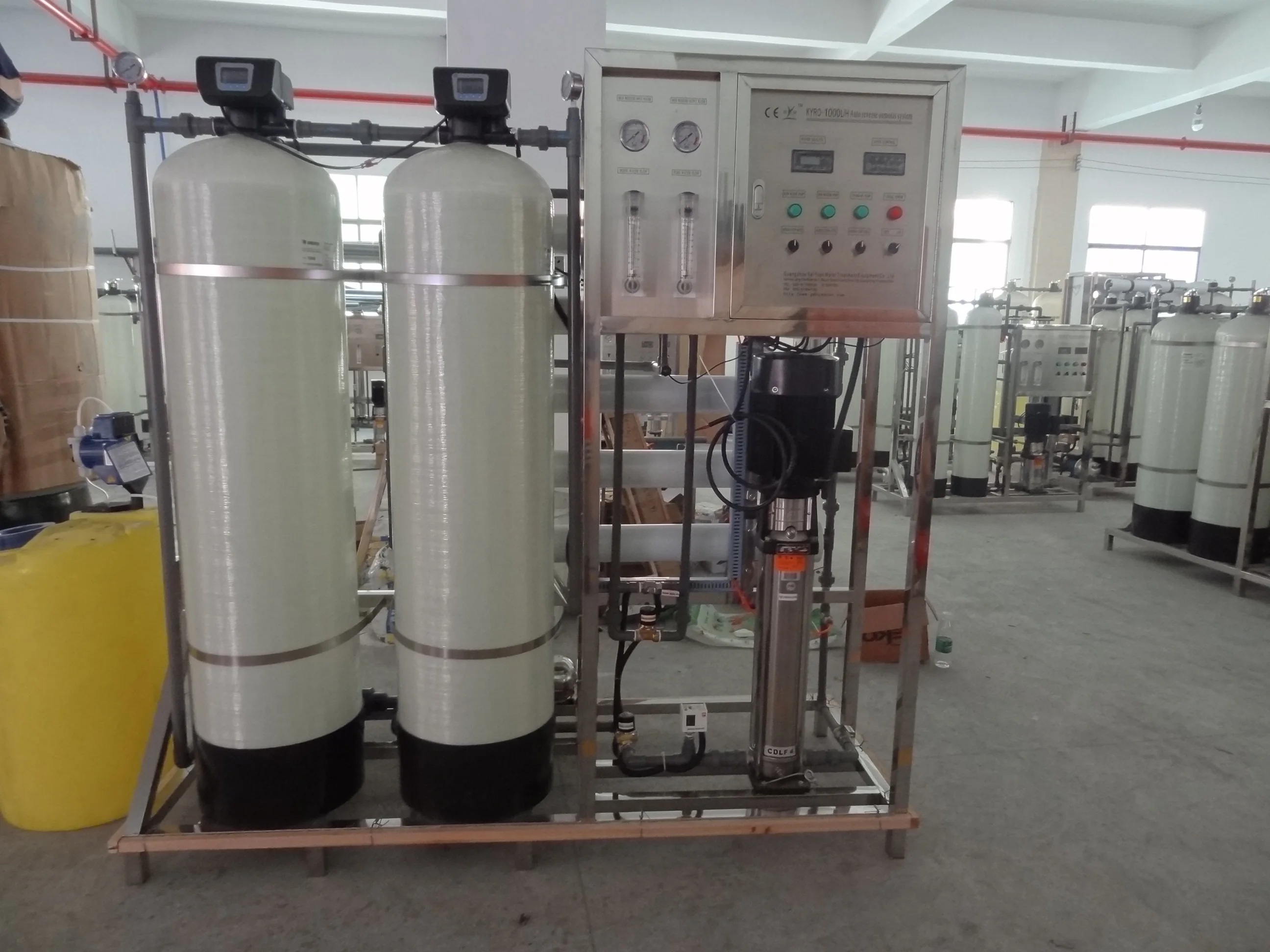 XJY-ro 1000l/h Solar Bore Well Water Reverse Osmosis Treatment Plant Brackish Water Desalination Machine