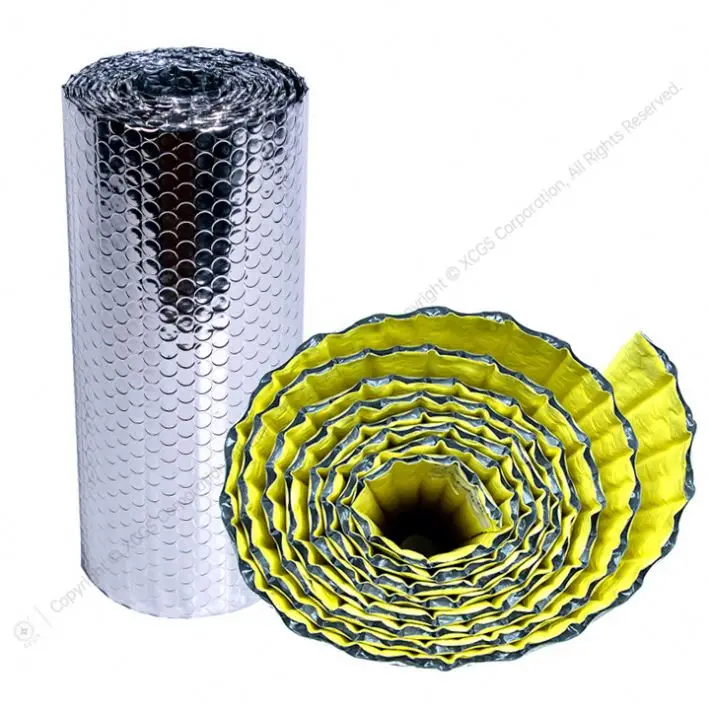 Aluminum Bubble Foil Thermal Insulation Sheet Foam Insulation Board Environmental Building Bubble Isolation Material