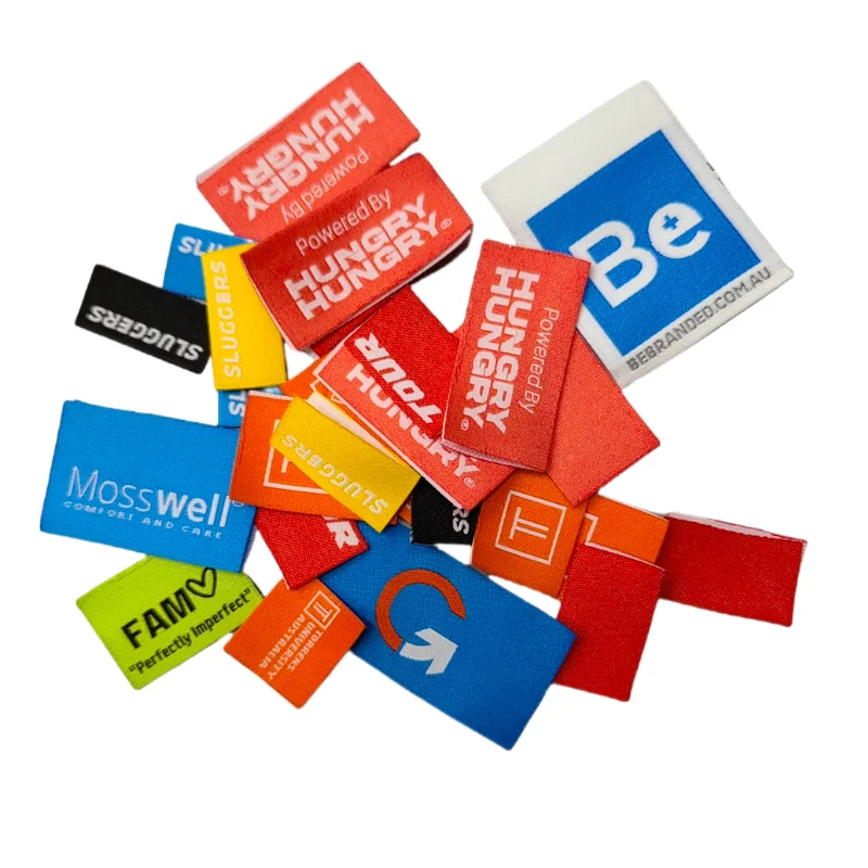Wholesale Handmade Woven Labels For Clothing Care Label Personalized Washable Garment Tags