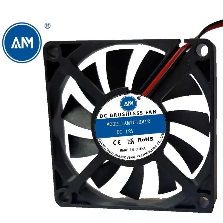 The Economy High Quality Sleeve Bearing 12V 70x10mm Micro Small DC7010  Cooling Fans 70*70*10mm fan