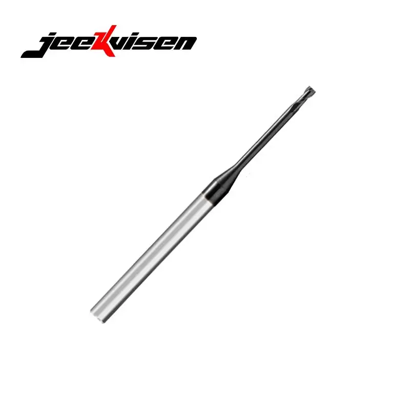 High Quality 0.8-1.2 Mm End Mill Tungsten Steel Coated 2-Flute Deep Groove Milling Cutter Carbide Endmill