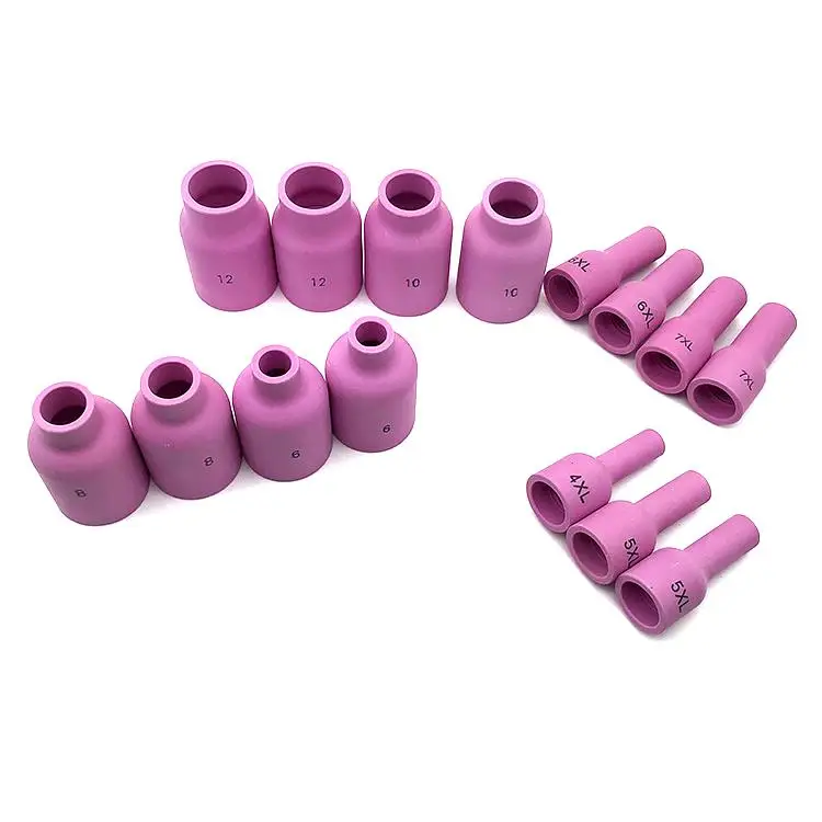 pink color ceramic nozzle MAG MIG welding spare parts