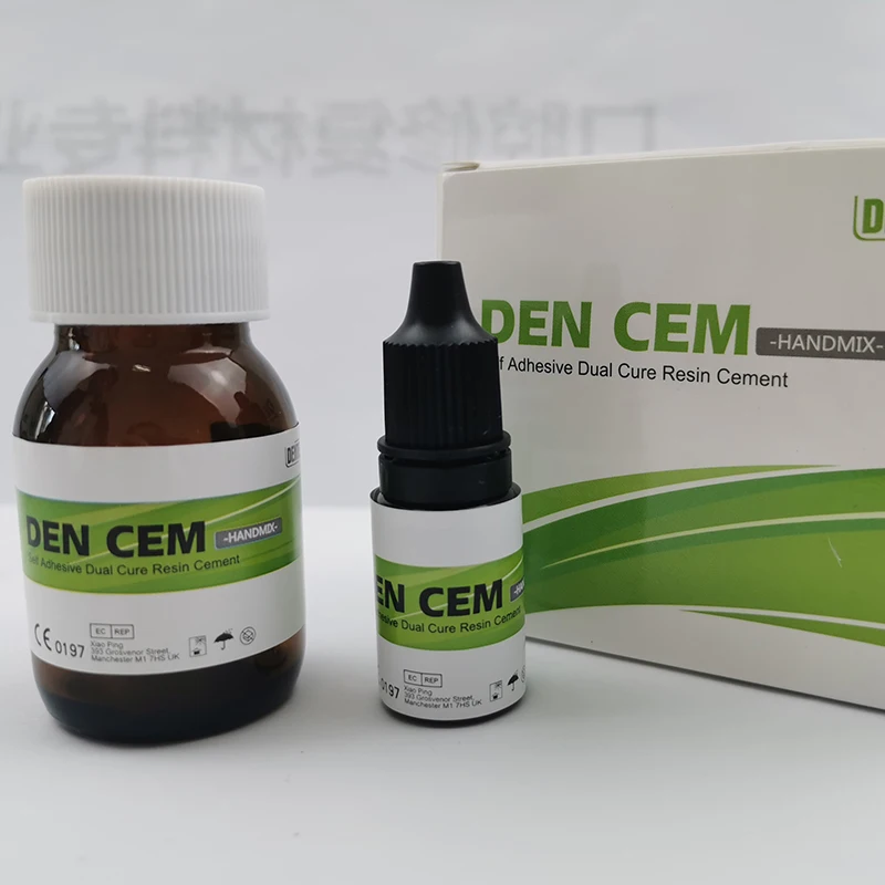 best-selling high quality competitive price dentex handmix self adhesive resin cement (power and liquid) cementation