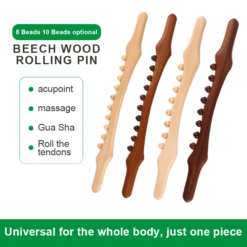 Wood Massager Roller Maderoterapia Kit Maderotherapy Wood Therapy Massage Tools Set