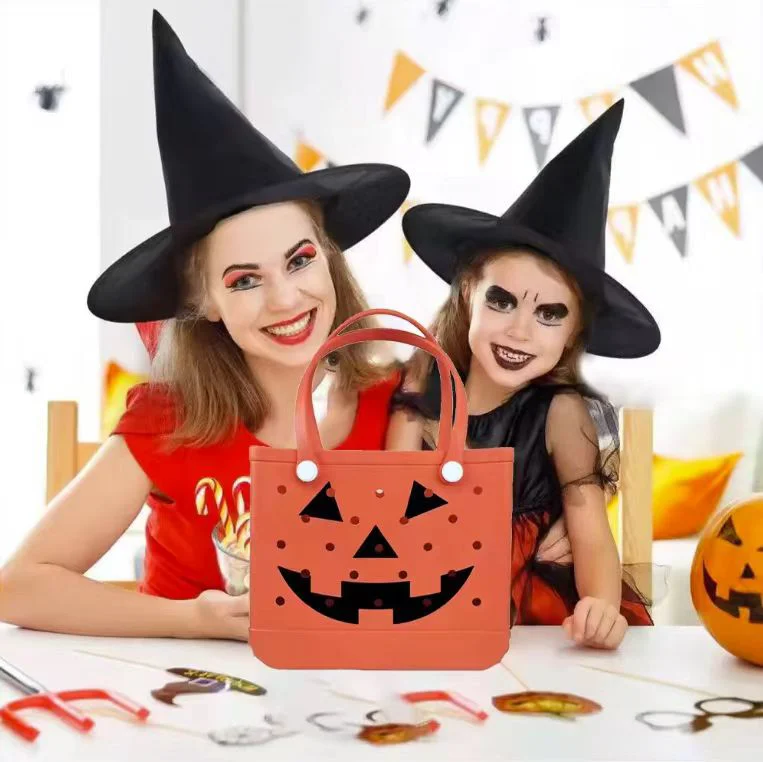 ODM OEM Wholesale Halloween Themed Handbags Fashion Fun Cave Bag EVA Beach Bag From China