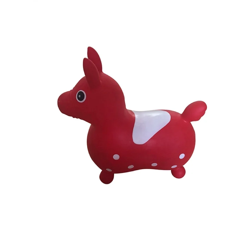 Популярный красочный надувной Ослик из ПВХ, прыгающая игрушка, животное