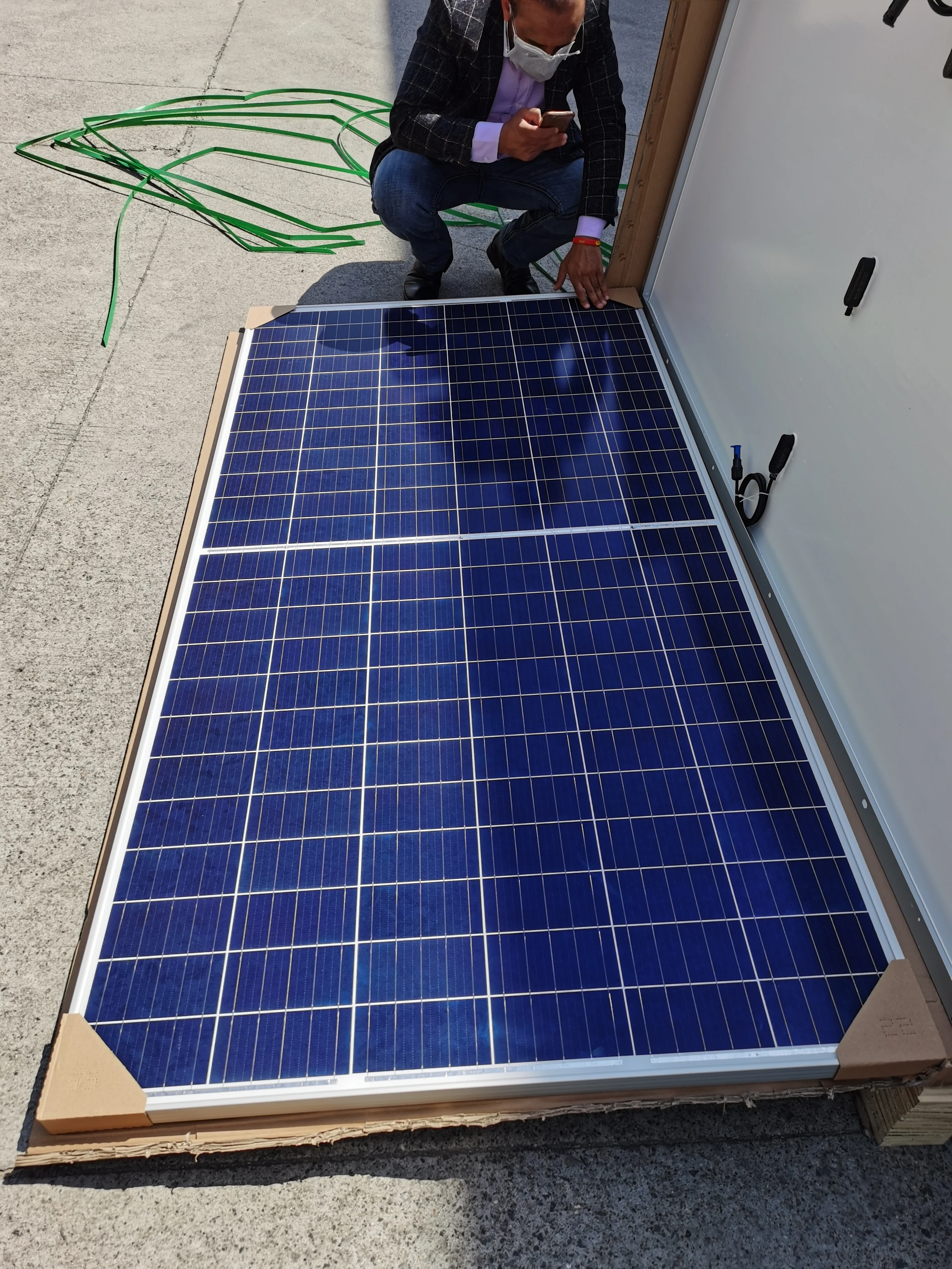 Trina Solar Poly PV Solar Panel 340w 345w 350w 355w Half Cell Polycrystalline Solar Panel Module