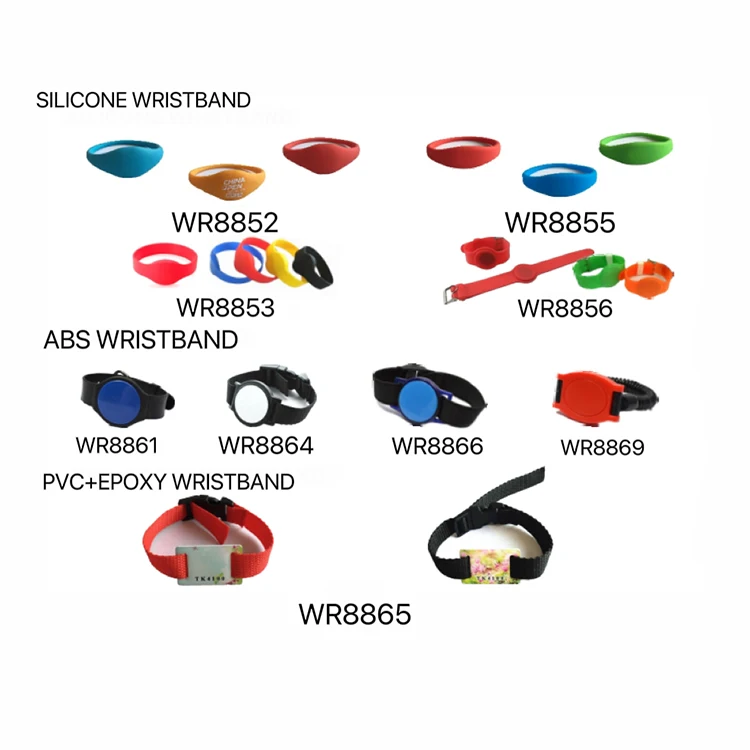 Custom Waterpark Waterproof Children Rfid Wristband Price Silicone Smart Tag Rfid Band Nfc Bracelet Rfid Wristbands