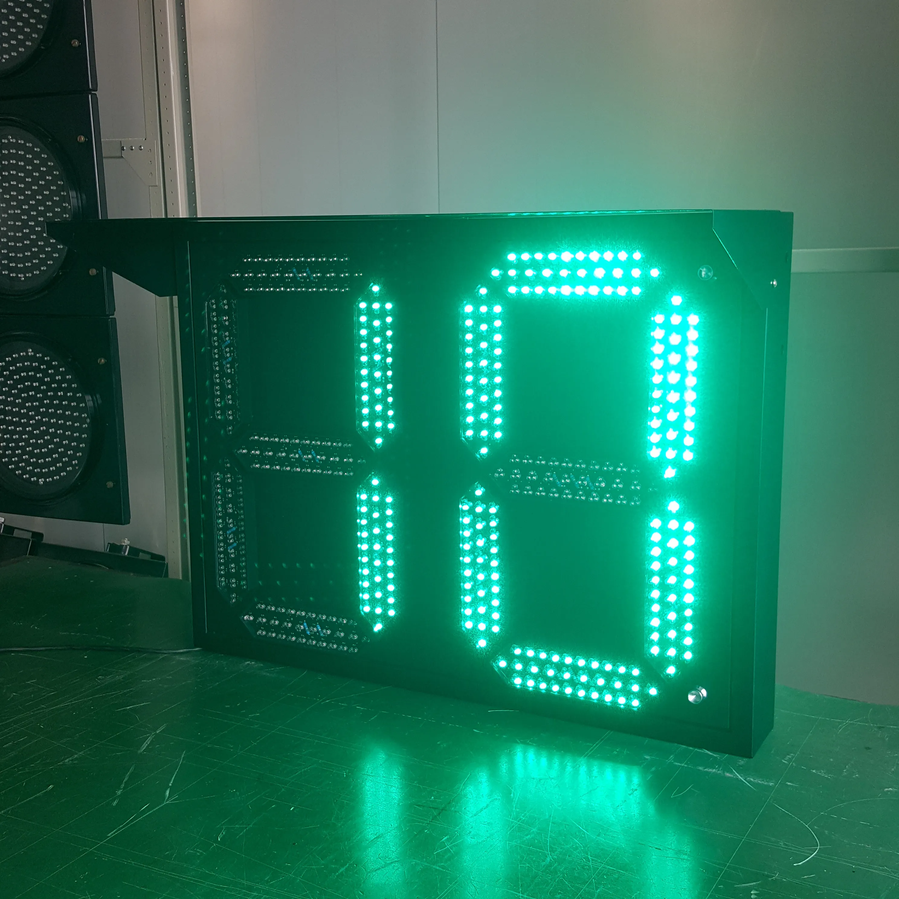 EXW Factory Price 88 2-Digit 525MM-Height RYG Countdown Timer Traffic Light