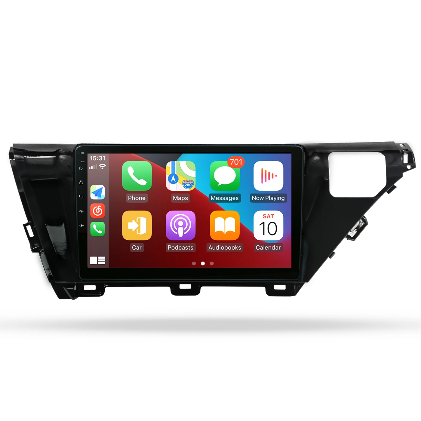  Автомобильный радиоприемник Android 10 0 QLED экран для Toyota Camry 2018-2019 авто стерео Мультимедийный видеоплеер навигация GPS Carplay No