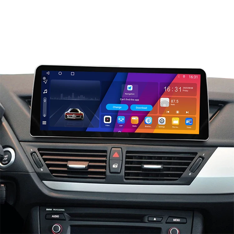 12.3 Inch Gps Navigation Wifi 4G Carplay Multimedia Stereo Autoradio Android Screen Car Radio For BMW X1 2010 2011 2012 ~2015