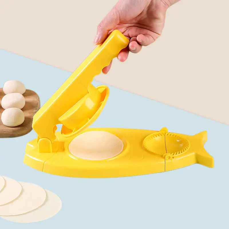 2 In 1 New Design Dumpling Easy Maker Skin Press Manual Diy Dough Dumpling Pressing Kitchen Tool