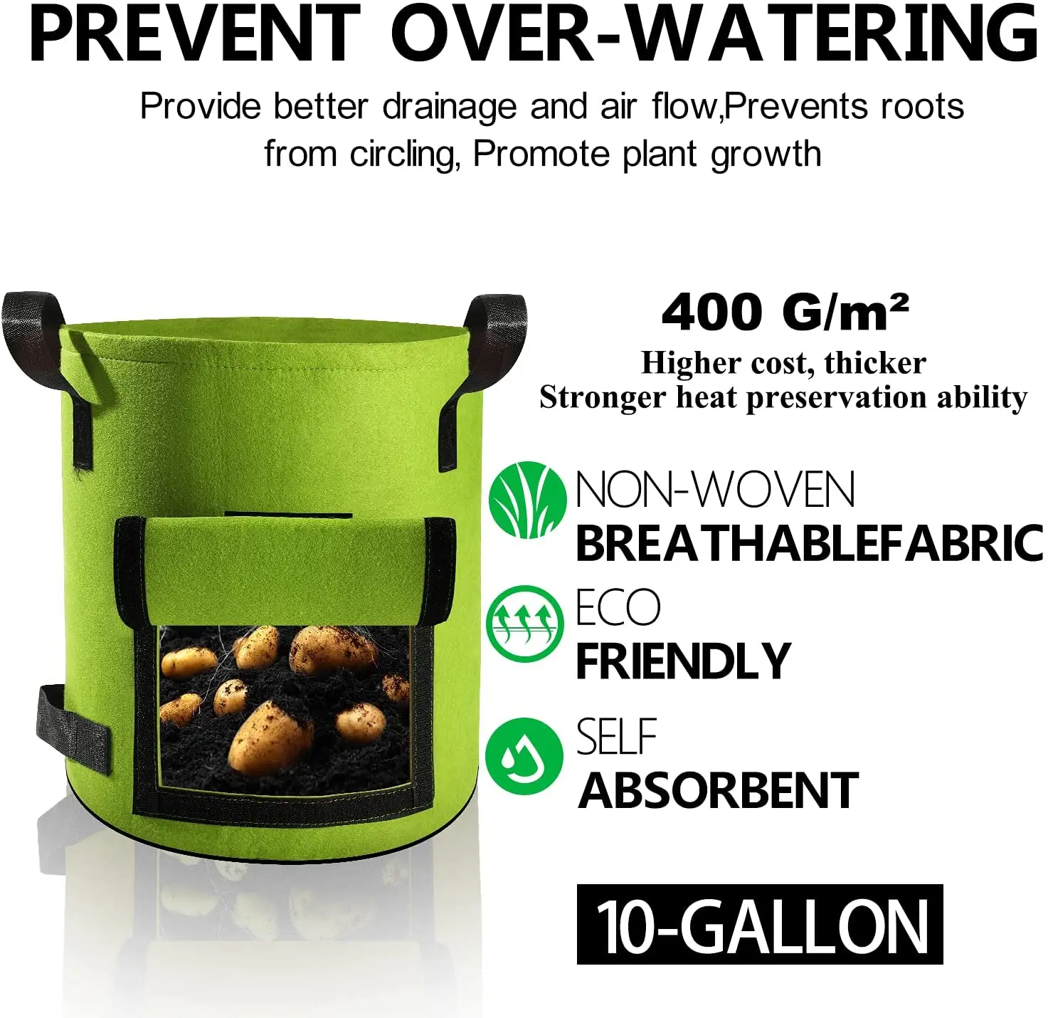 Potato Planter Bag Garden Wholesale Potato Plant Grow Bags Planter Grow Bag