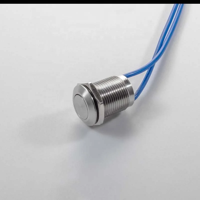 Wintai-tech China Momentary Metal Push Button IP68 Metal Push Button Switch 12MM NO LED Metal Push Button Switch Manufacturer