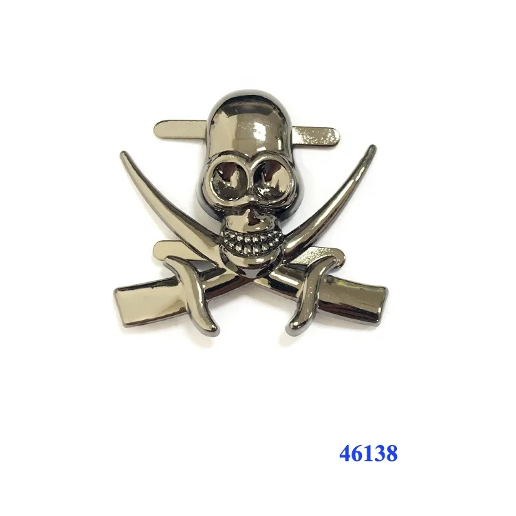 Wholesale black color metal men footwear clips buckle accessories