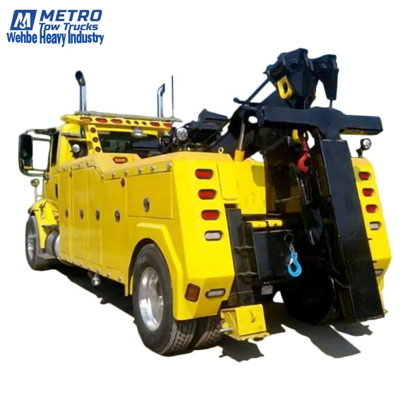 16ton metro tow trucks 4x2 middle duty tow truck boom underlift wheel scoops wrecker for sale