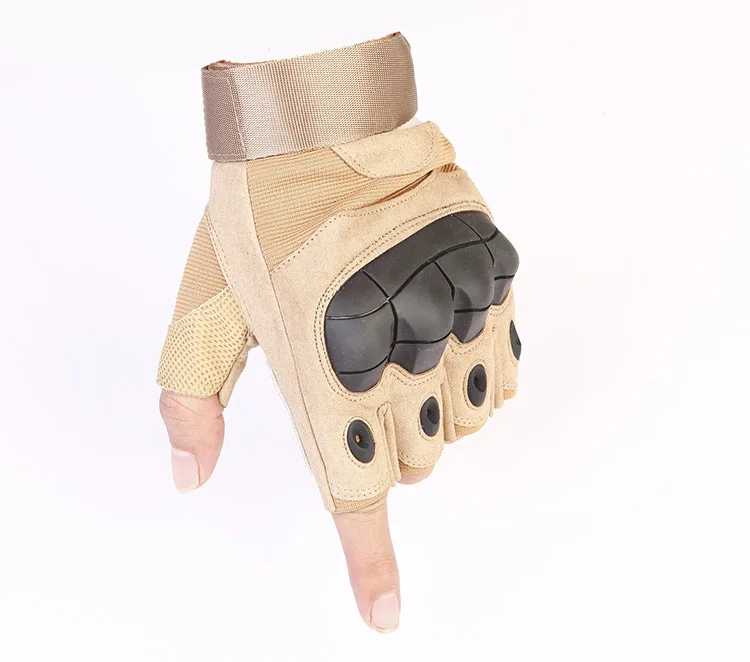 Tactical Fingerless Half Finger Hard Knuckle Combat tactical Gloves