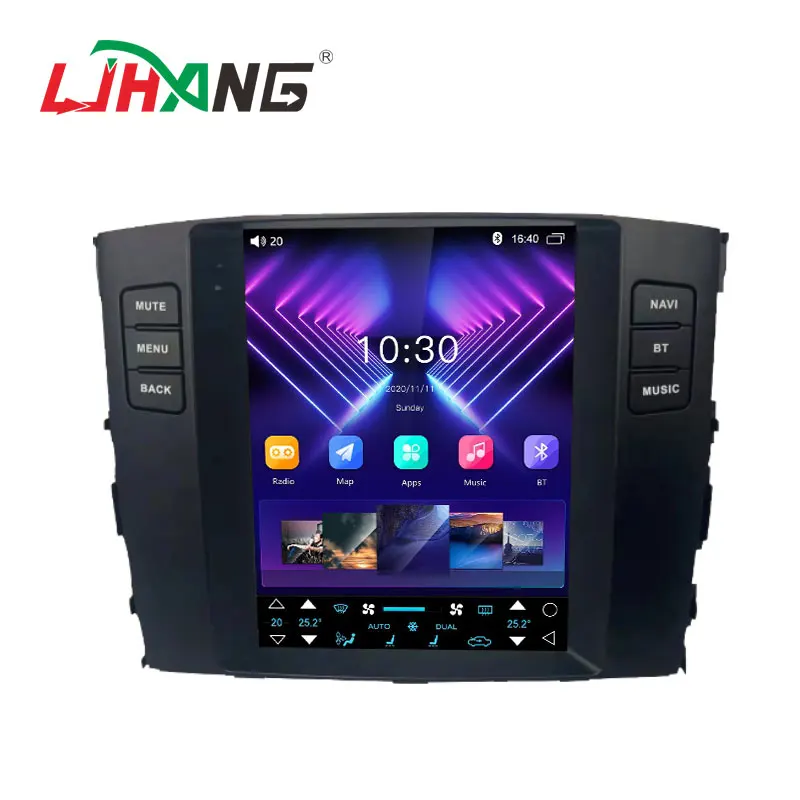 Tesla Style Android 13 car multimedia dvd player For Mitsubishi Pajero V97 V93 2007-2020 2din radio gps navigation stereo