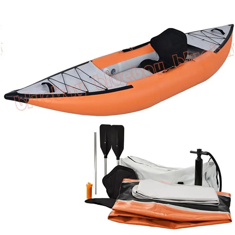 Inflatable PVC Dropstitch Kayak Water Sport Play Equipment 2 Person Inflatable kayak Rowing Boats