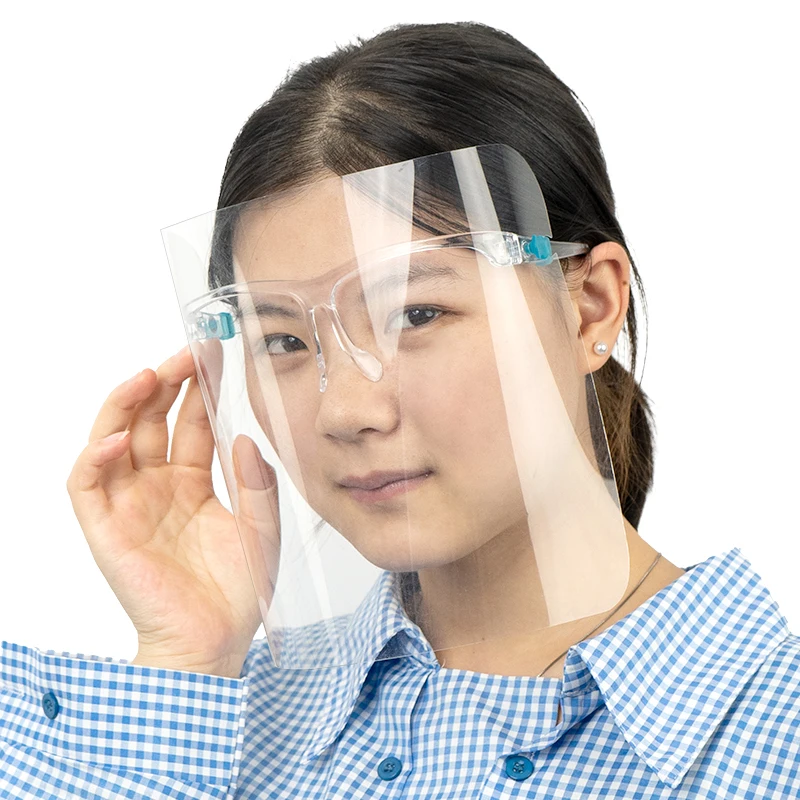 Super Protective Safety Face Glass Shield Anti Fog Protective Plastic Face Shield