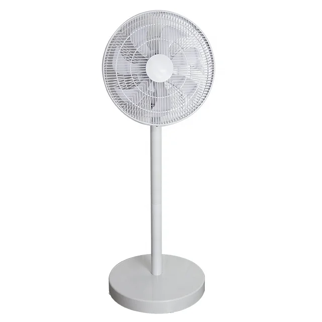 Fashional design factory price easy storage solar rechargeable DC pedestal fan