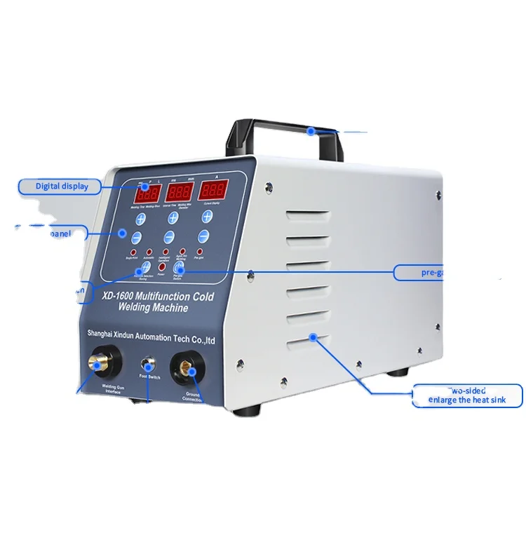 XD-1600 Single Phase Portable Arc Cold Welding Machine Gold Factory
