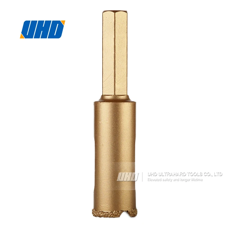 Diamond core drill bit 18 mm-120mm dry vacuum brazed drill bit for rock