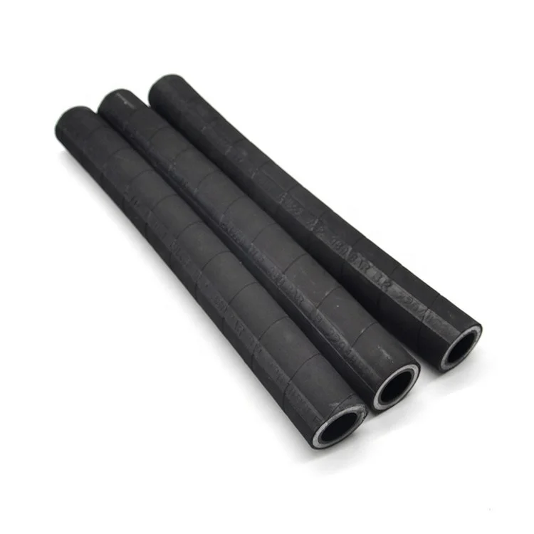 SAE 100 Standard Steel  Wire Braided China Rubber Hose Rubber Hydraulic Hose Manufacture