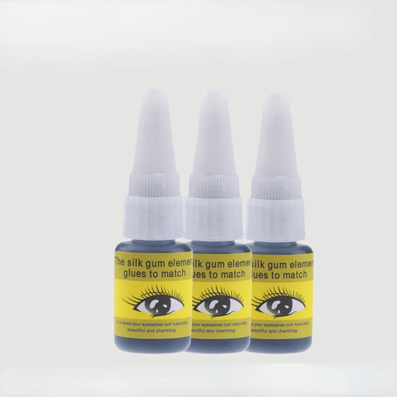 Planting grafting eye lash glue false eyelashes yellow label glue with smell and stimulation practice eye lash glue