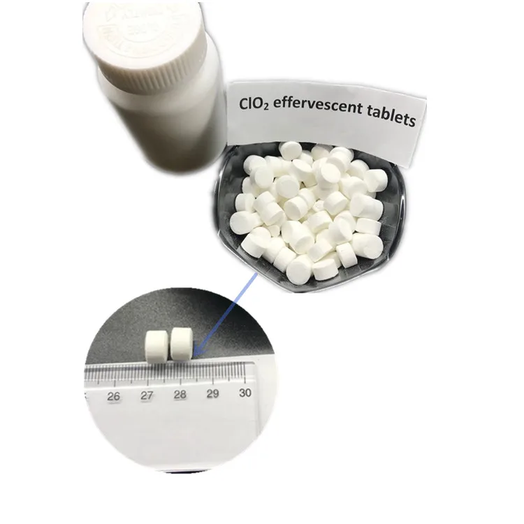 water treatment clo2 tablets cas 10049-04-4 chlorine dioxide  with 1gram 20 gram tablet