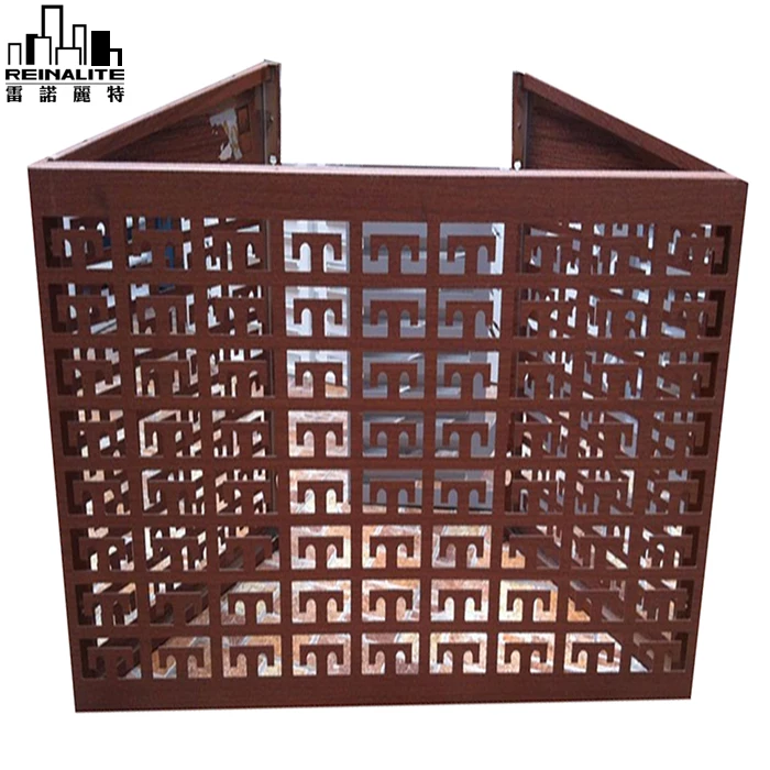 Уличная декоративная алюминиевая крышка для кондиционера