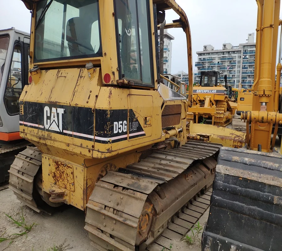 Б/у бульдозер CAT D5G для продажи оригинальный в хорошем состоянии с рычагом/cat d5g d6g d7g