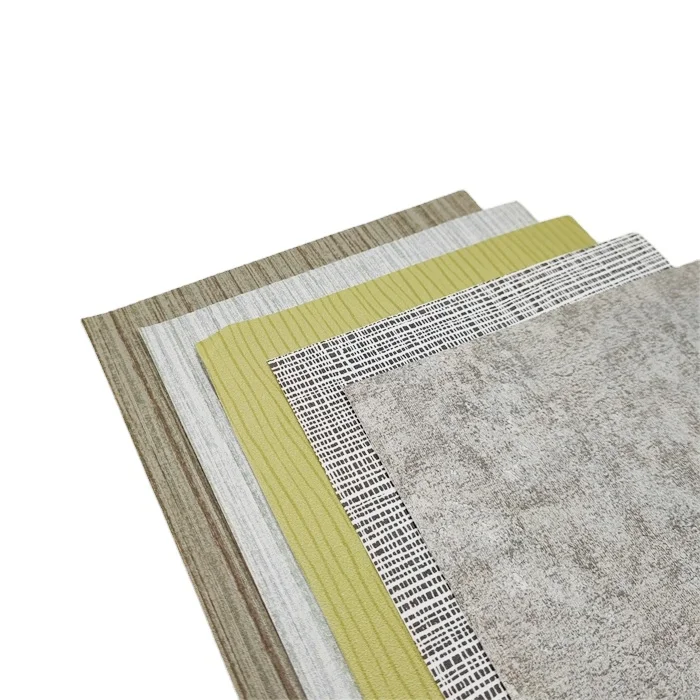 Custom Modern Plain Textured Gold Roll Bedroom Wall Paper PVC Vinyl Fire Resistant Linen Wallpaper Wall Covering