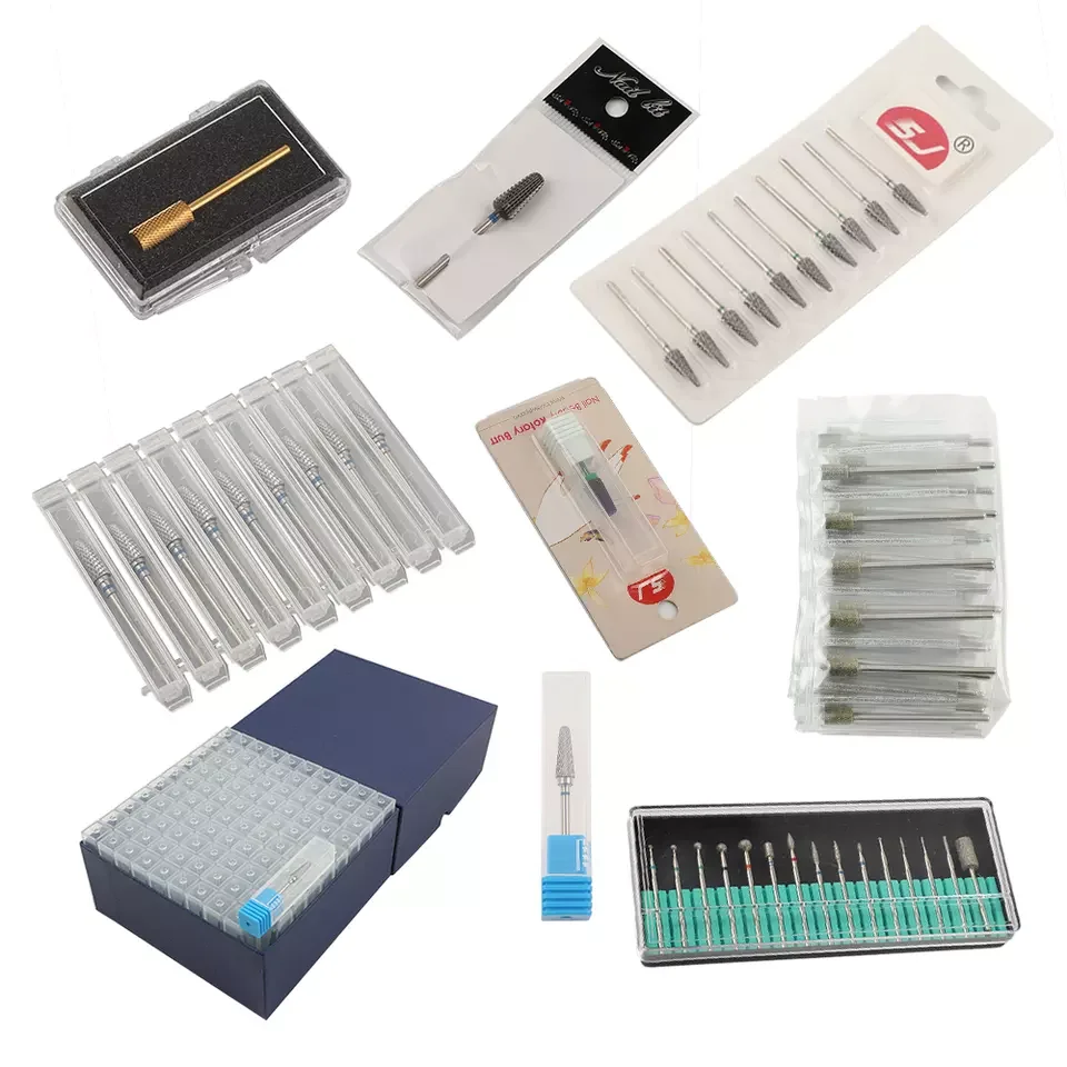 Tungsten Carbide Manicure Tools Accessories Drill Bit Cone For Professional Nails