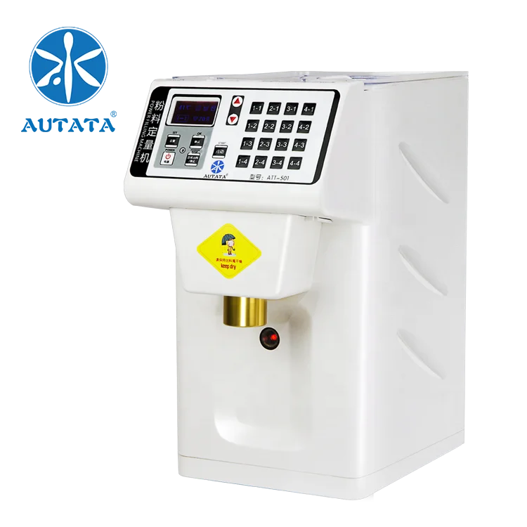 AUTATA automatic commercial powder dispenser machine for bubble milk tea coffee shop restaurant ATT-501