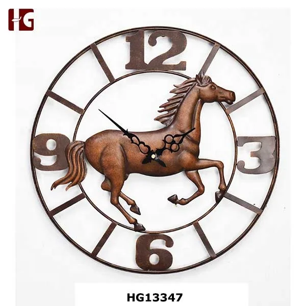 Lovely Horse Wall Mounted Wine Bottle Racks With 2 Glass Bottle