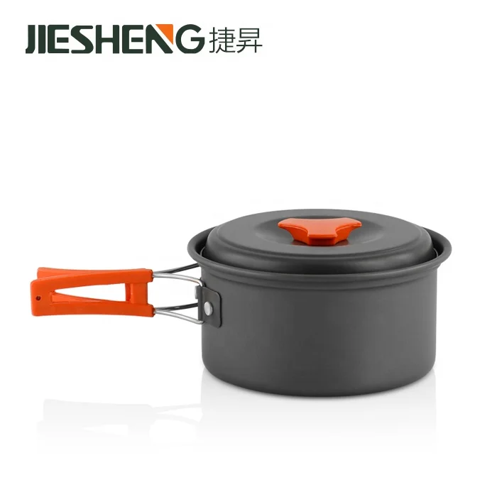 Backpacking Mess Kit Tool Lightweight Folding Hiking Accessories Cooking Pot Anodized Aluminum Camping Cookware