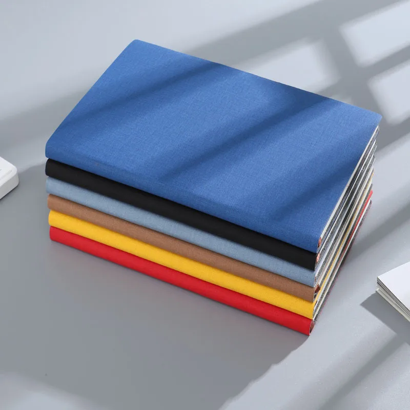 Hot Selling Simple A5 Wireless Plastic Pu Leather 80g Paper Student Diary Notebook