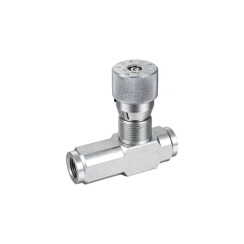 STU-G3/8 high pressure ss industrial 6000psi hydraulic flow restrictor ball valve with check valve 3/8inch