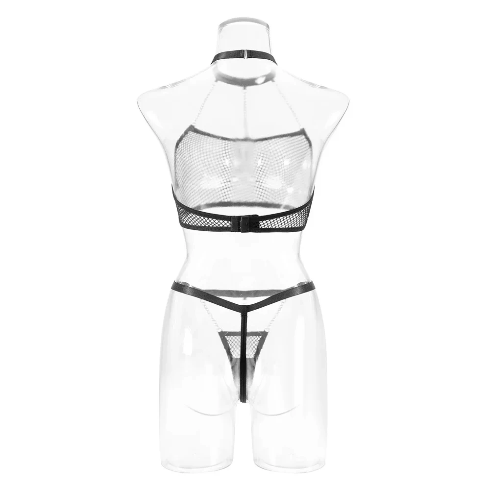 Mesh Bra Set Women Sexy Panties + Brief Underwear Sexy Erotic Set Everyday Erotic Underwear Sexy Lingerie Set